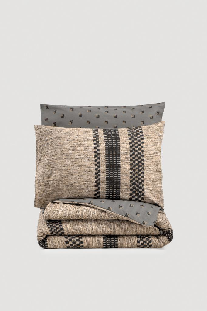 Toprak Çift Kişilik Nevresim Takımı Arlo Kahve