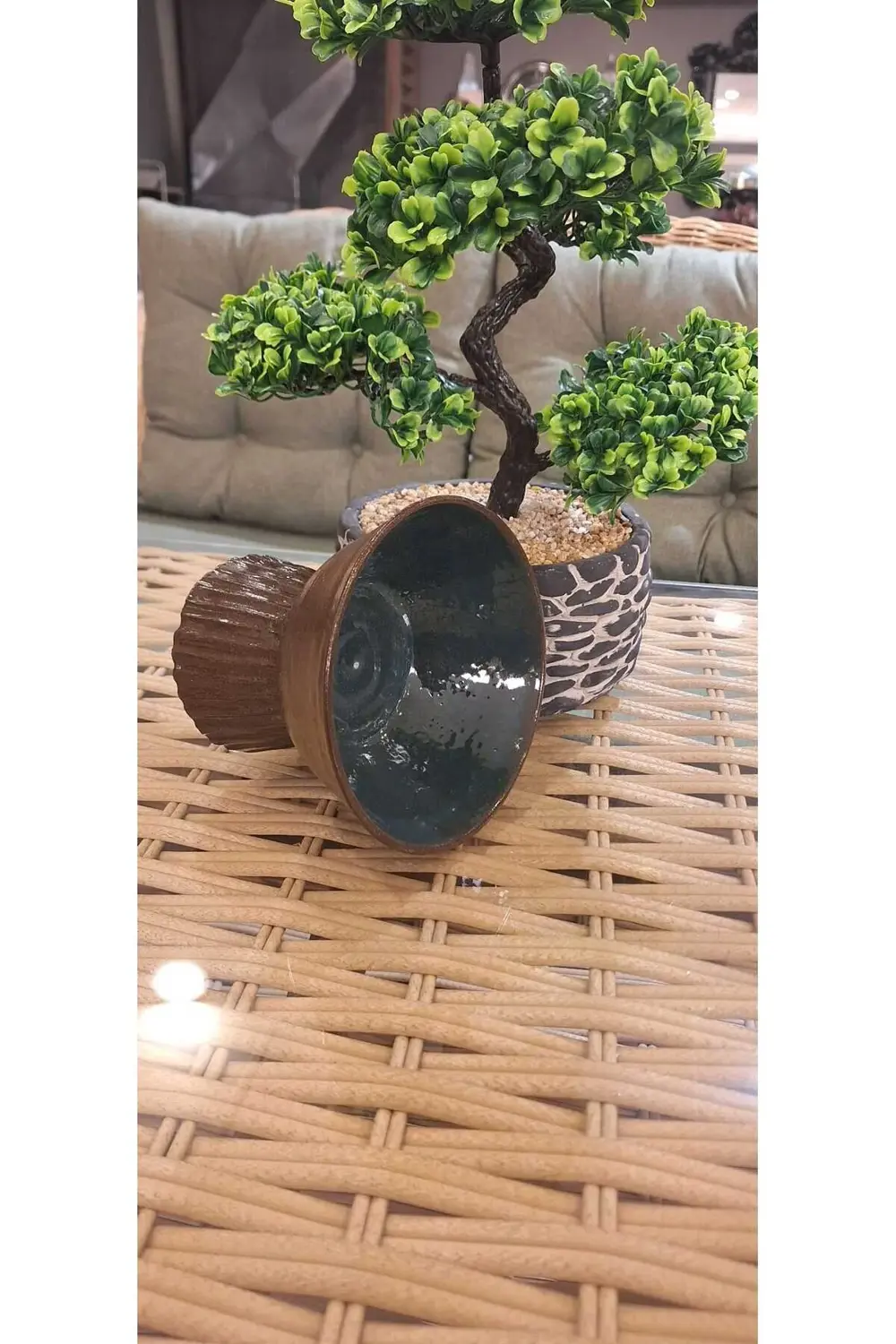 Toprak Serisi Ayaklı Çerezlik Meze Sunumluğu - El Yapımı Seramik,