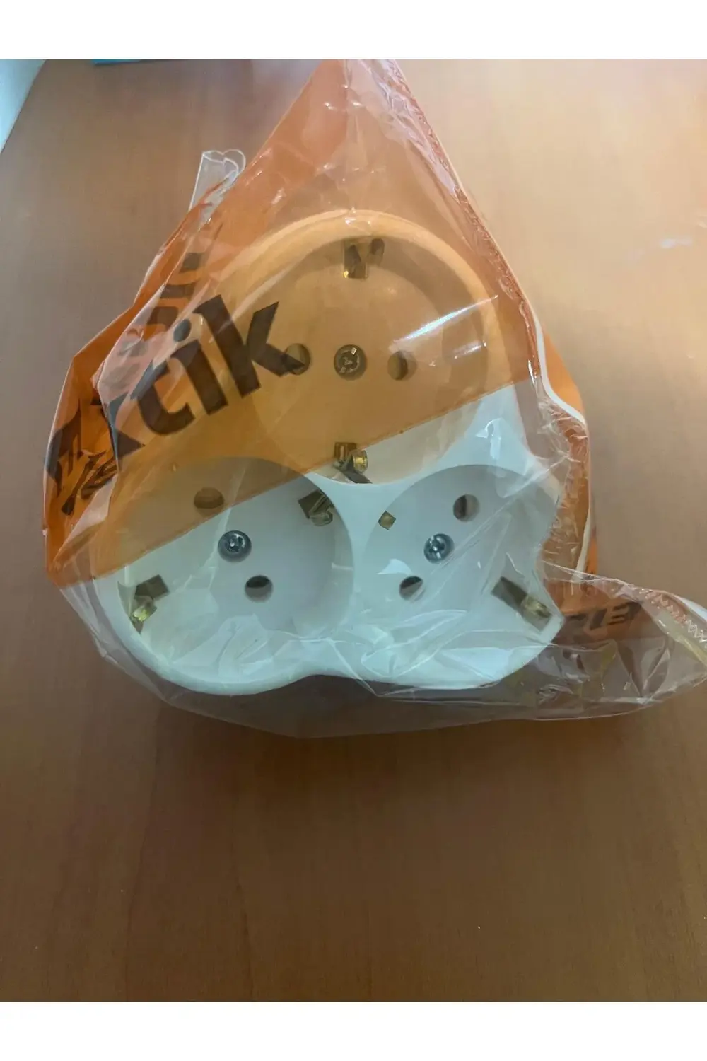 Topraklı Üçlü Fiş Priz Yonca Golyat 3lü Adet