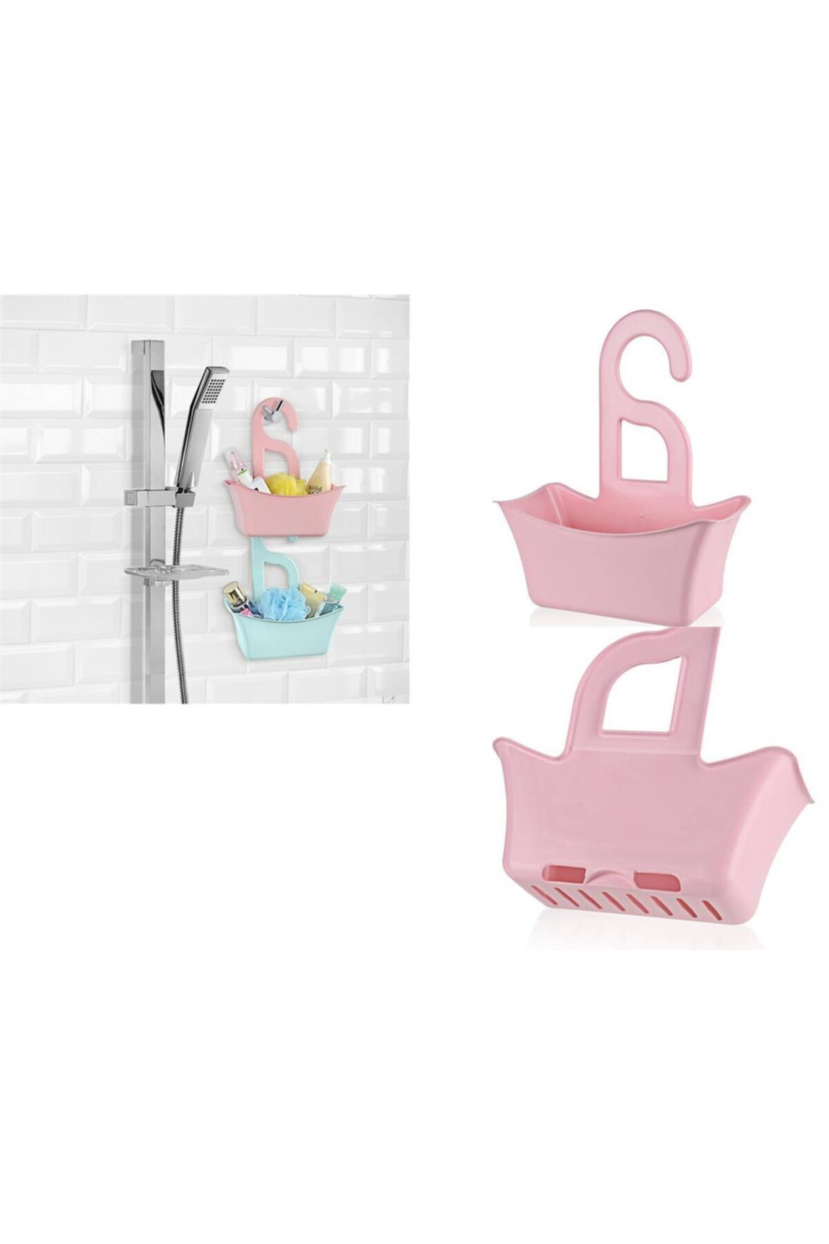 Safe Group Toptanbulurum Banyo Sepeti Delikli Sepet Çok Amaçlı Sabun Şampuan