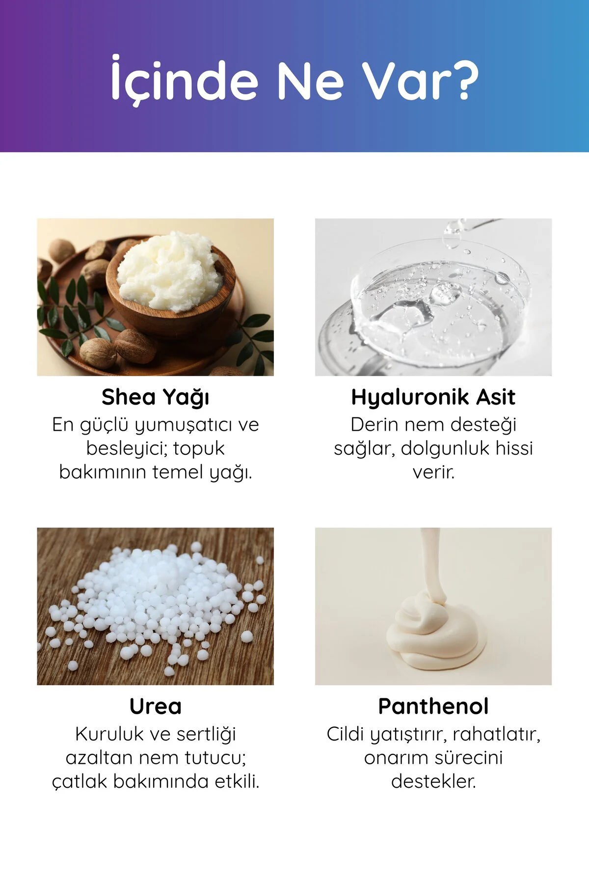 Topuk Çatlak Kremi – Shea Yağı & Hyaluronik Asit İçerikli Yoğun N