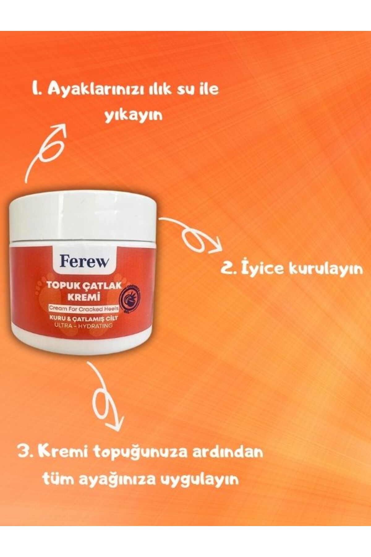 Topuk Çatlak ve Ayak Bakım Kremi 100 ml