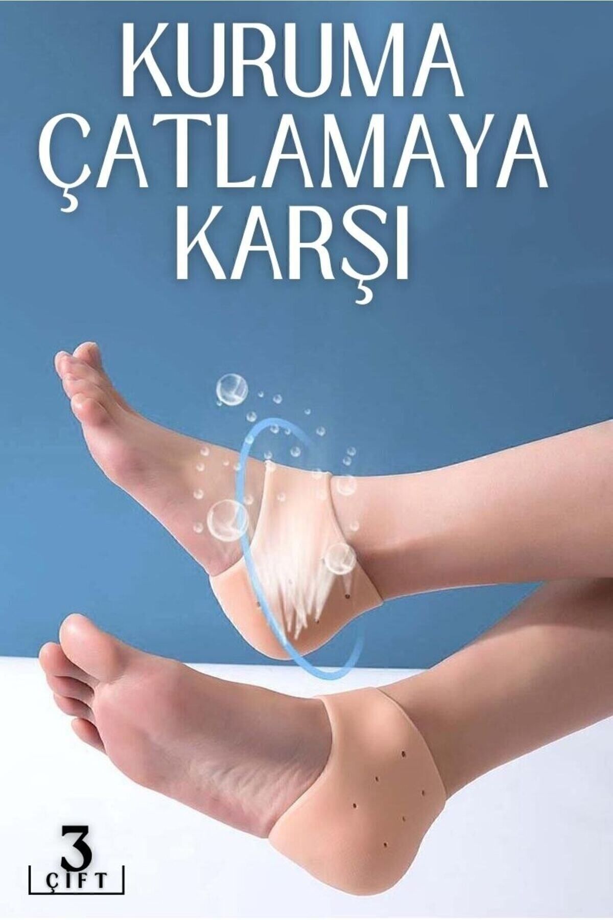 Topuk Çorabı Scholten Design 3 ÇİFT