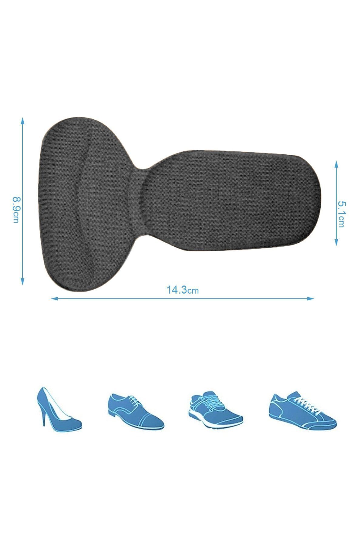 Transformacion Topuklu Ayakkabi Vurma Önleyici Daraltici Yumuşak Ped 4 Lü Set