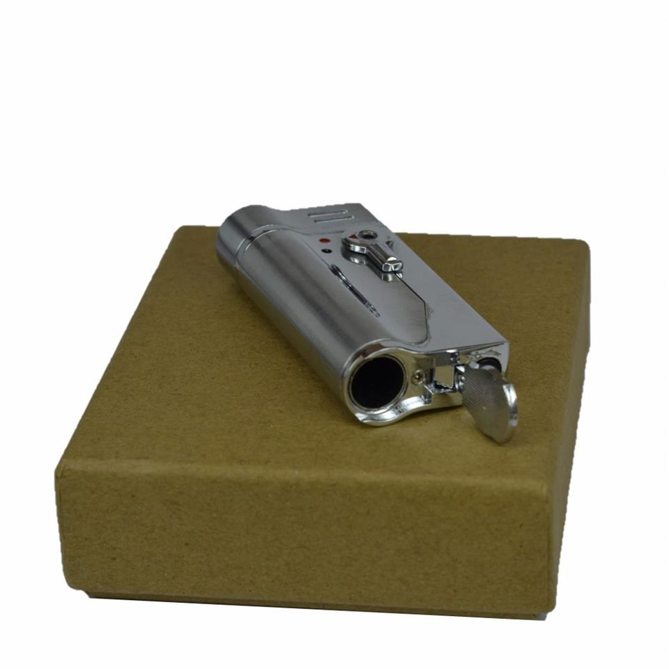 Çanta Yurdu Torch Çift Fonksiyonlu Jet Çakmak Gümüş