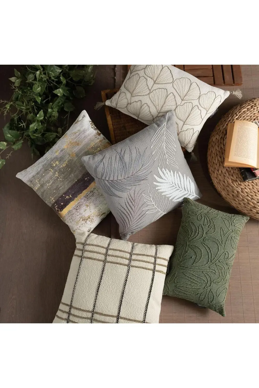 Torin Dekoratif Kırlent 30*45 cm Yeşil