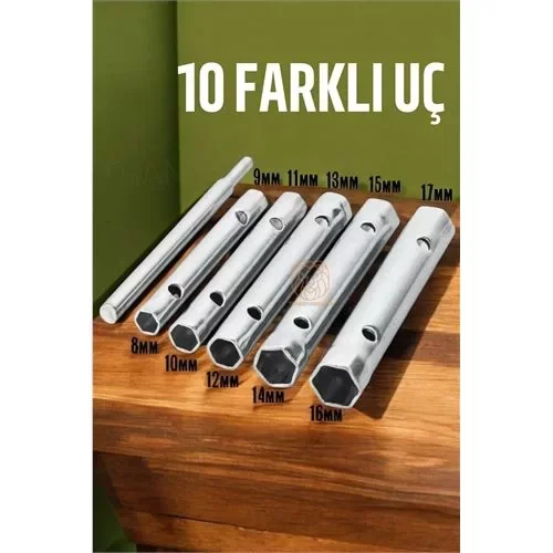 Tork Lokma Seti Boru Kovan Tip Anahtar Seti Buji Anahtarı ( Lisinya )