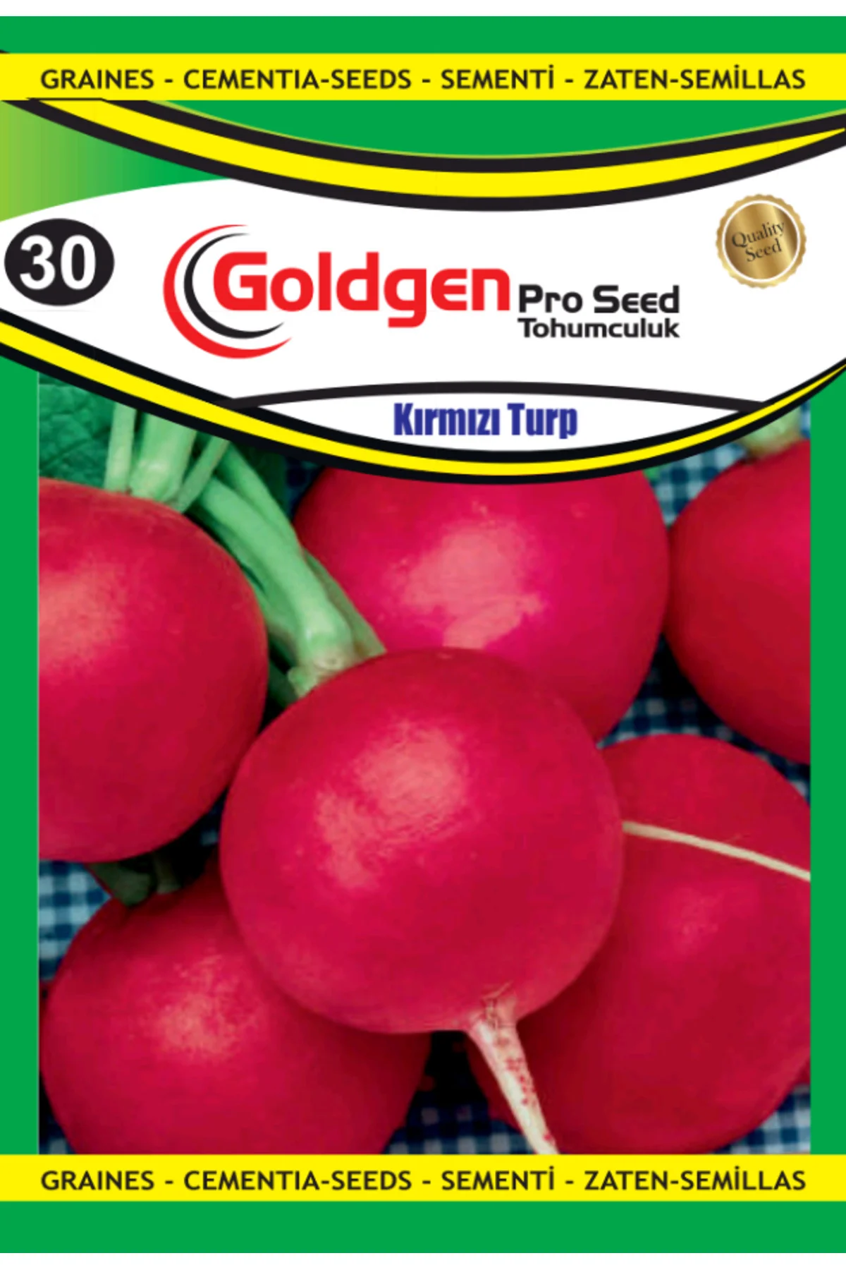 Toros Kırmızısı Turp Tohumu - Görsel 2