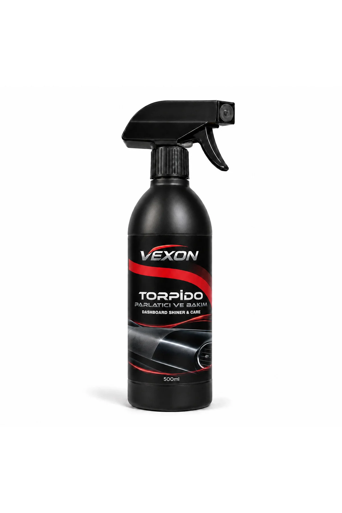 Torpido Parlatıcı ve Bakım Spreyi 500 ml – Antistatik, Yapışkanlık Bırakmayan Plastik ve Vinil Bakımı