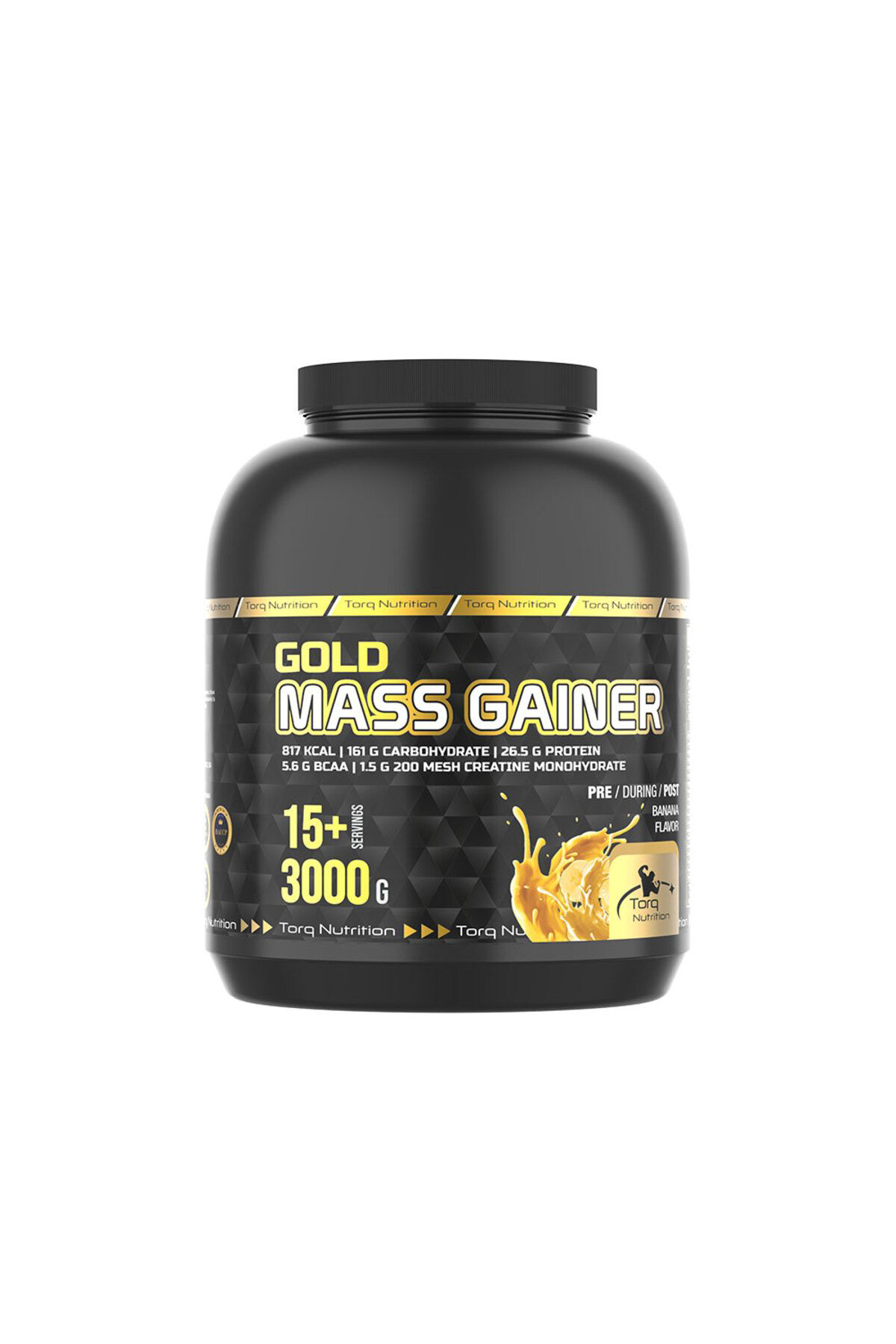 Torq Nutrition Gold Mass Gainer 3000g - Muzlu