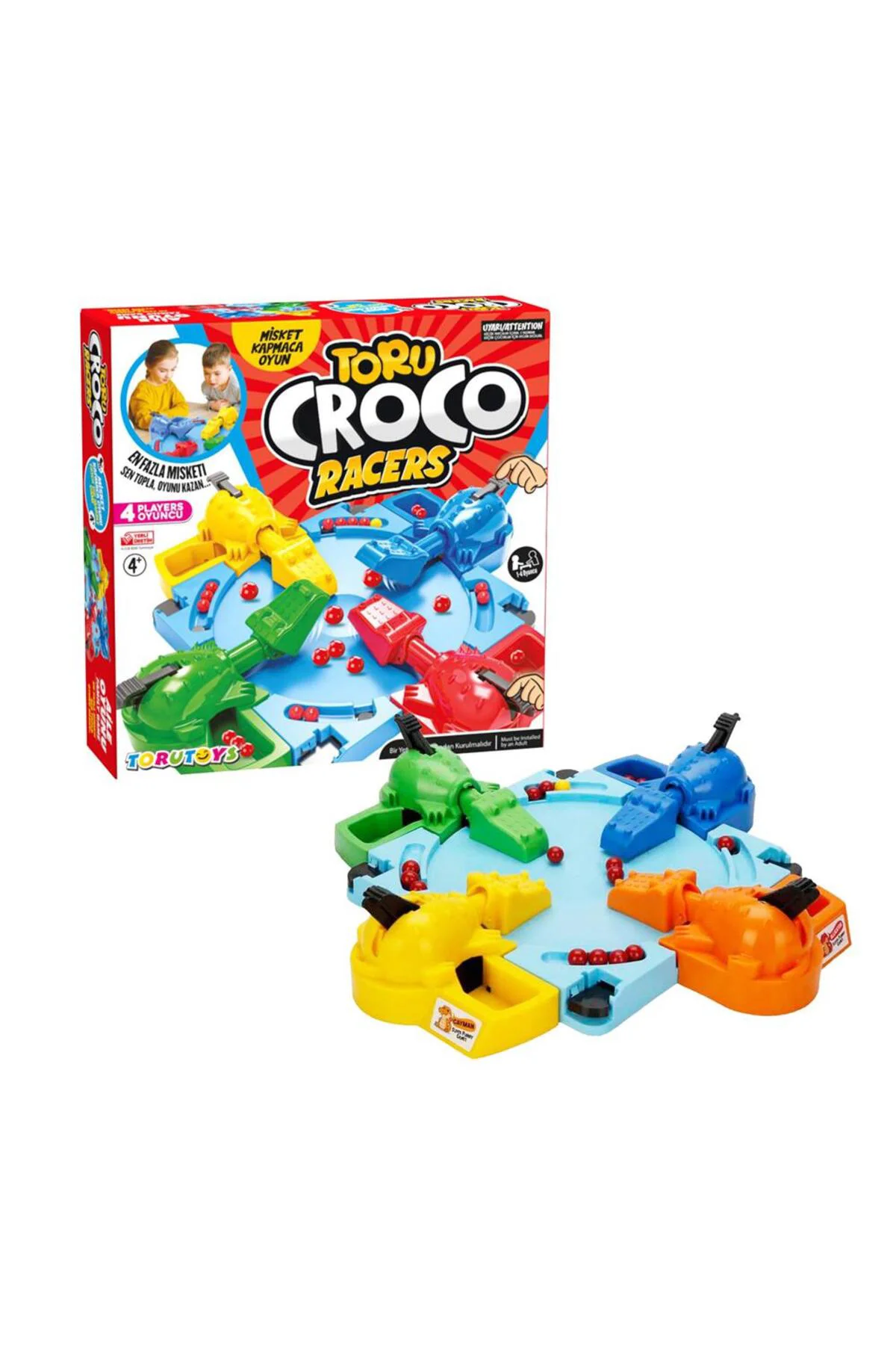 Toru Croco Misket Kapmaca Eğlenceli Aile Kutu Oyunu