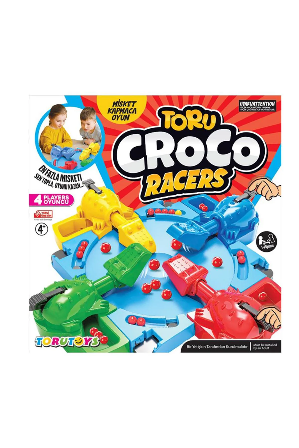 Toru Croco Misket Kapmaca Eğlenceli Aile Kutu Oyunu