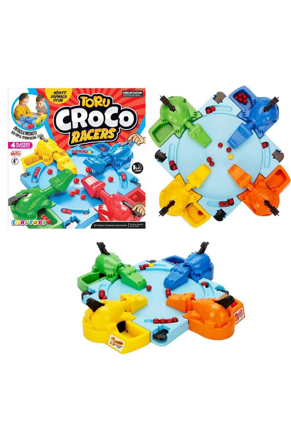 Toru Croco Misket Kapmaca Eğlenceli Aile Kutu Oyunu