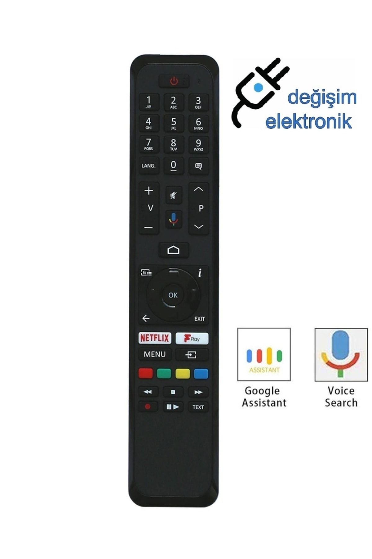 Tteknolojik Toshiba 50Ua5d63dt 4K Android Led Tv Kumandasi Ses Komutlu