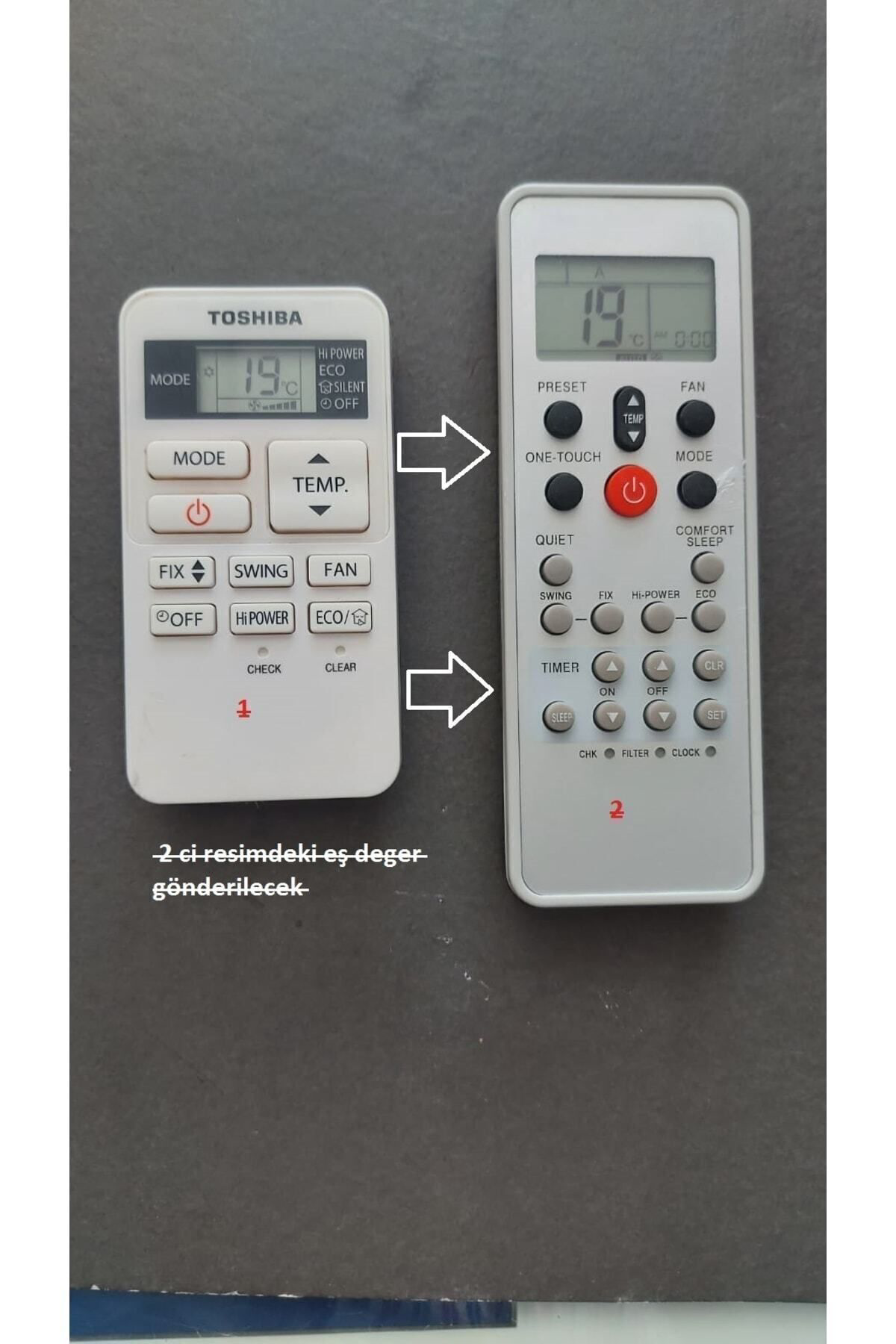 Toshiba Klima Kumandası