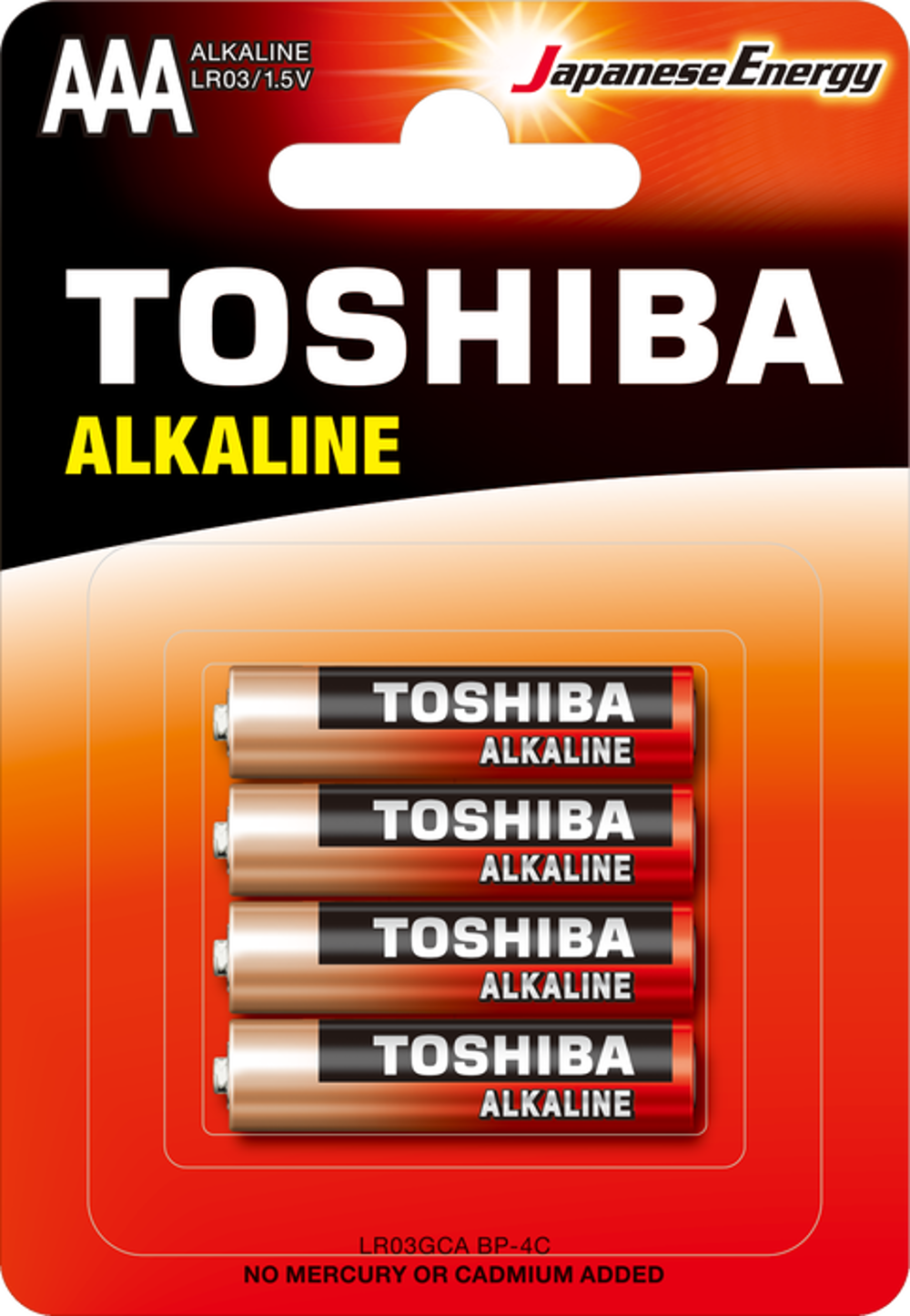 Toshiba LR03 Blisterli | AAA Alkalin İnce Pil 4lü