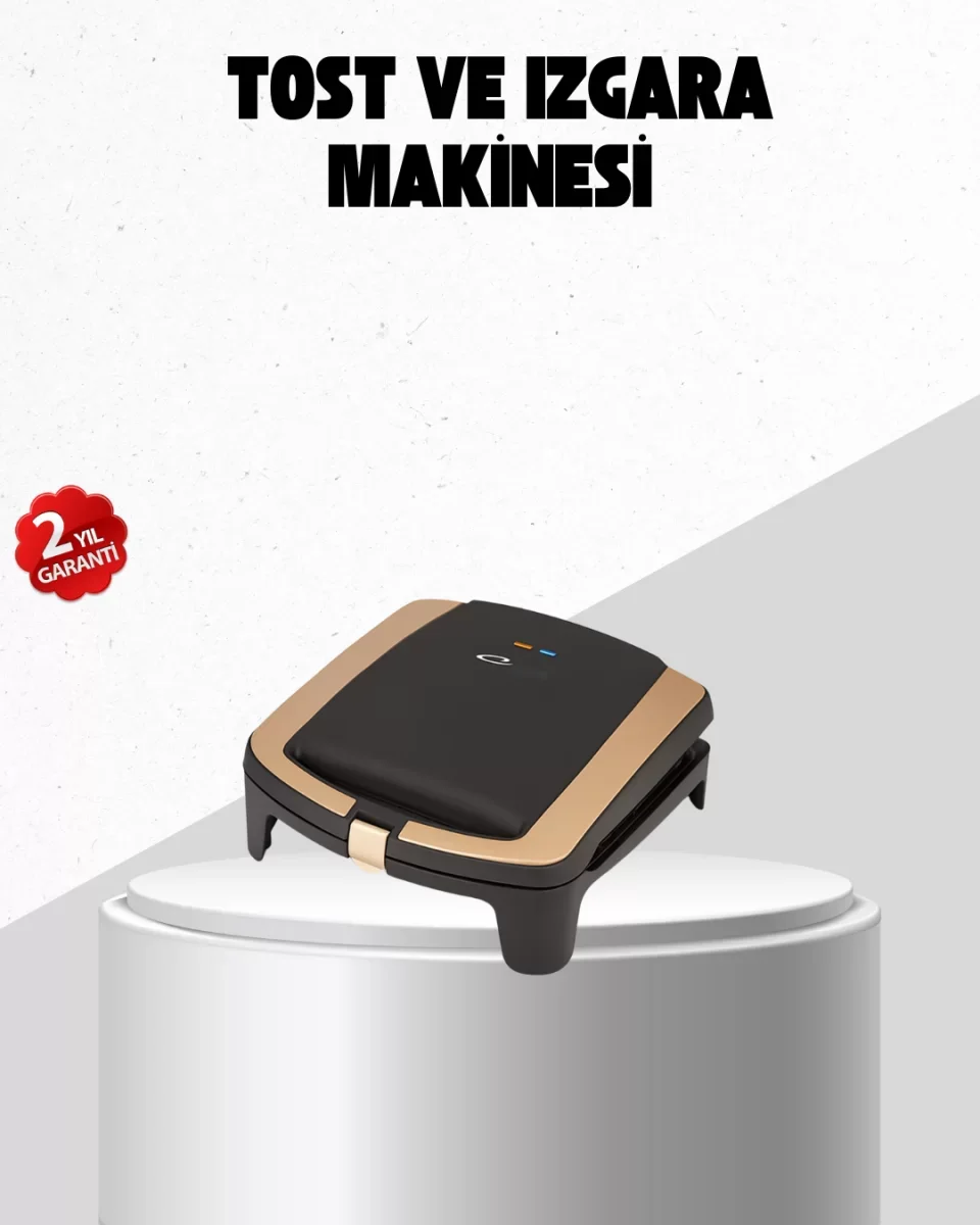 Tost Makinesi Ev Tipi Pratik Kullanım 4 Tost Kapasiteli - Lisinya