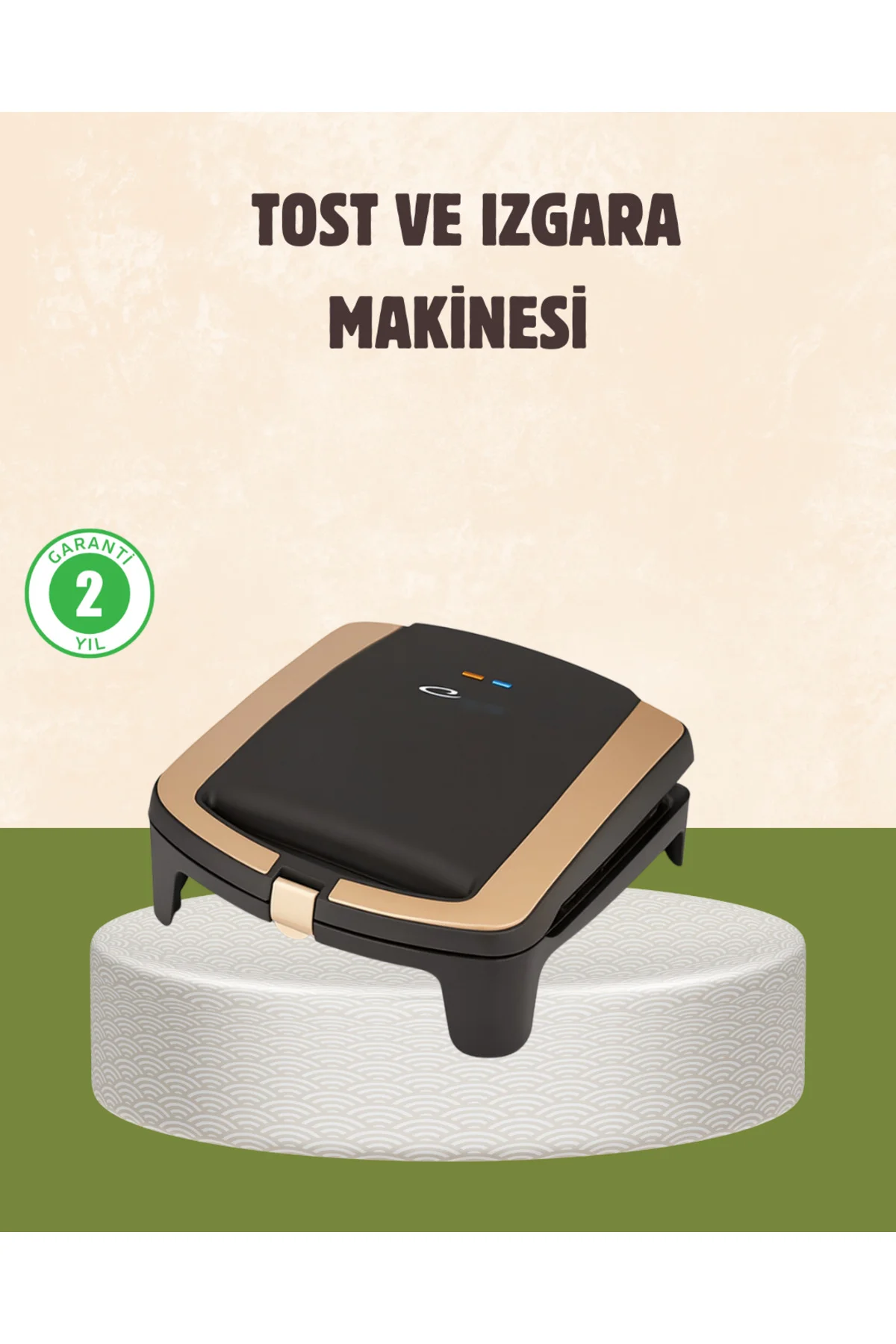 Tost Makinesi Isı Kontrollü 4 Dilim Kapasiteli