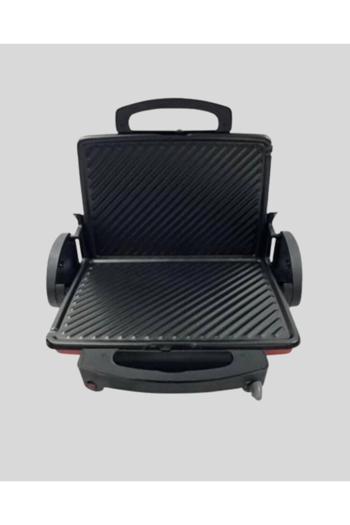 Tost Makinesi Kırmızı Döküm Plaka 6+ Dilim Çok Kapasiteli Izgara 