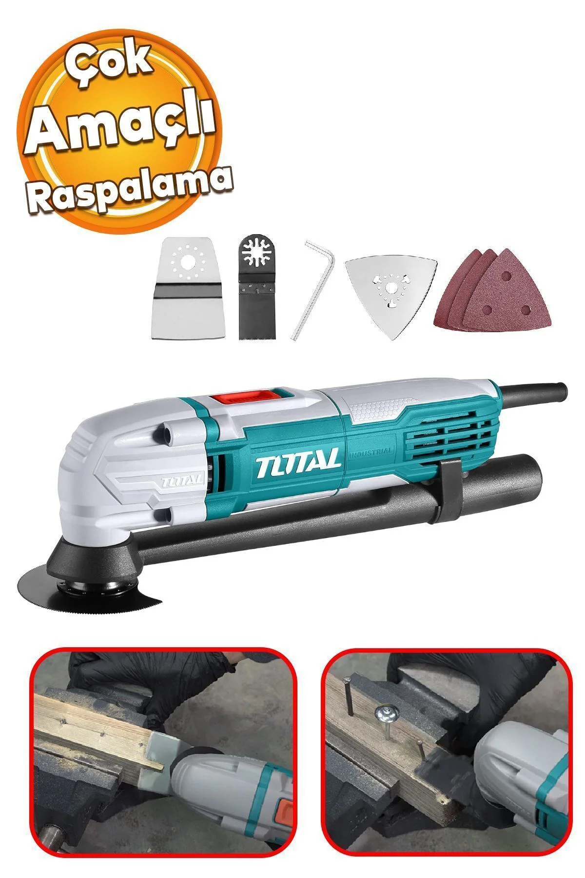 Total Çok Amaçlı El Aleti Kablolu 220 V Paspaslama 300 W TS3006 R