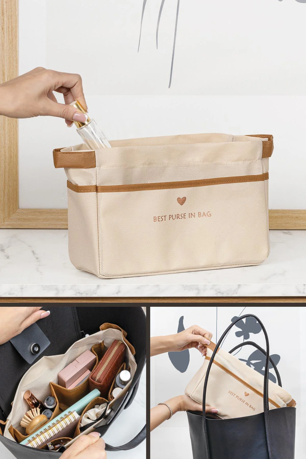 TOTE Lüks Çanta İçi Düzenleyici ve Organizer TOTE Lüks Çanta İçi Düzenleyici ve Organizer