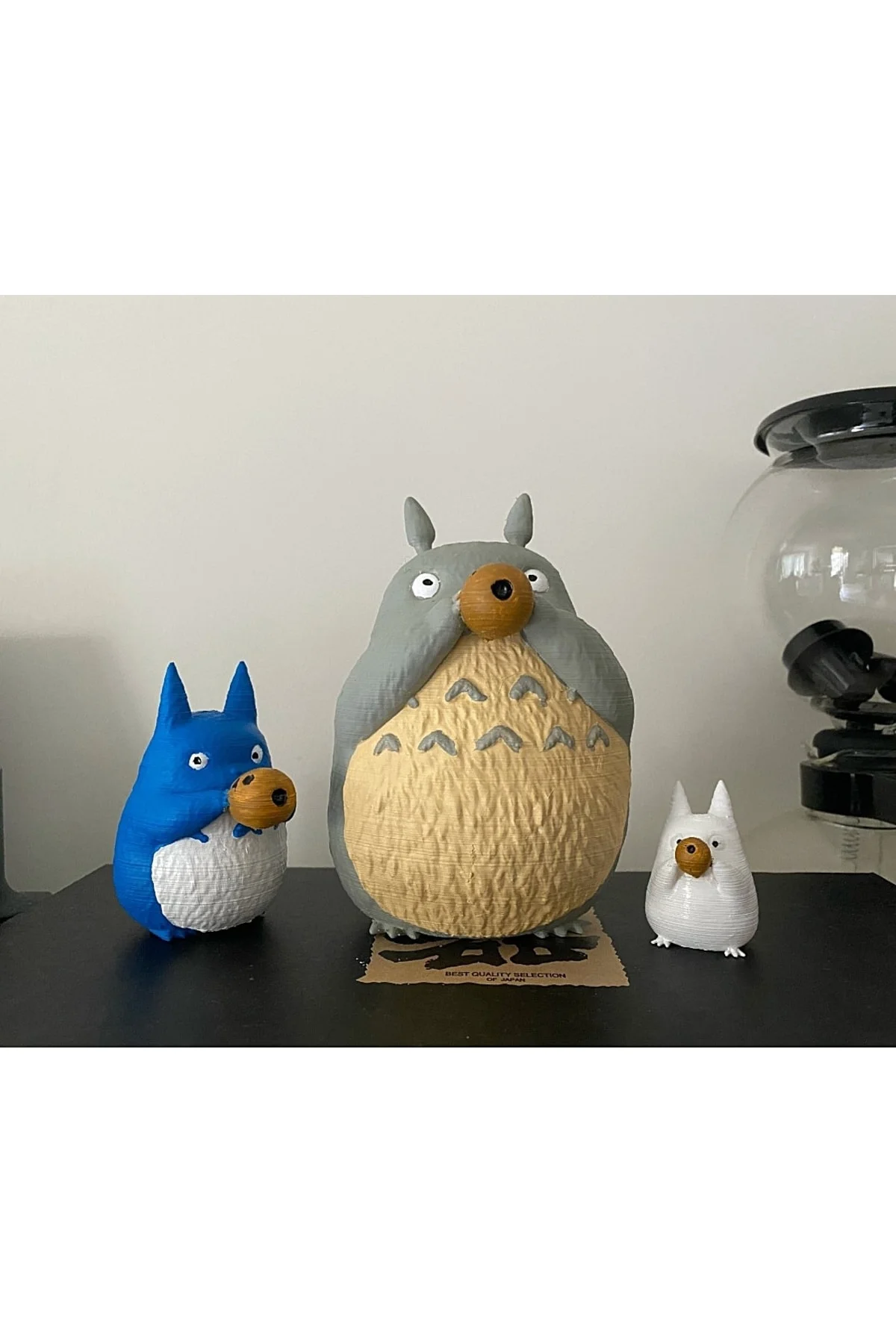 Totoro Ailesi Boyalı Figürü 3'lü Set