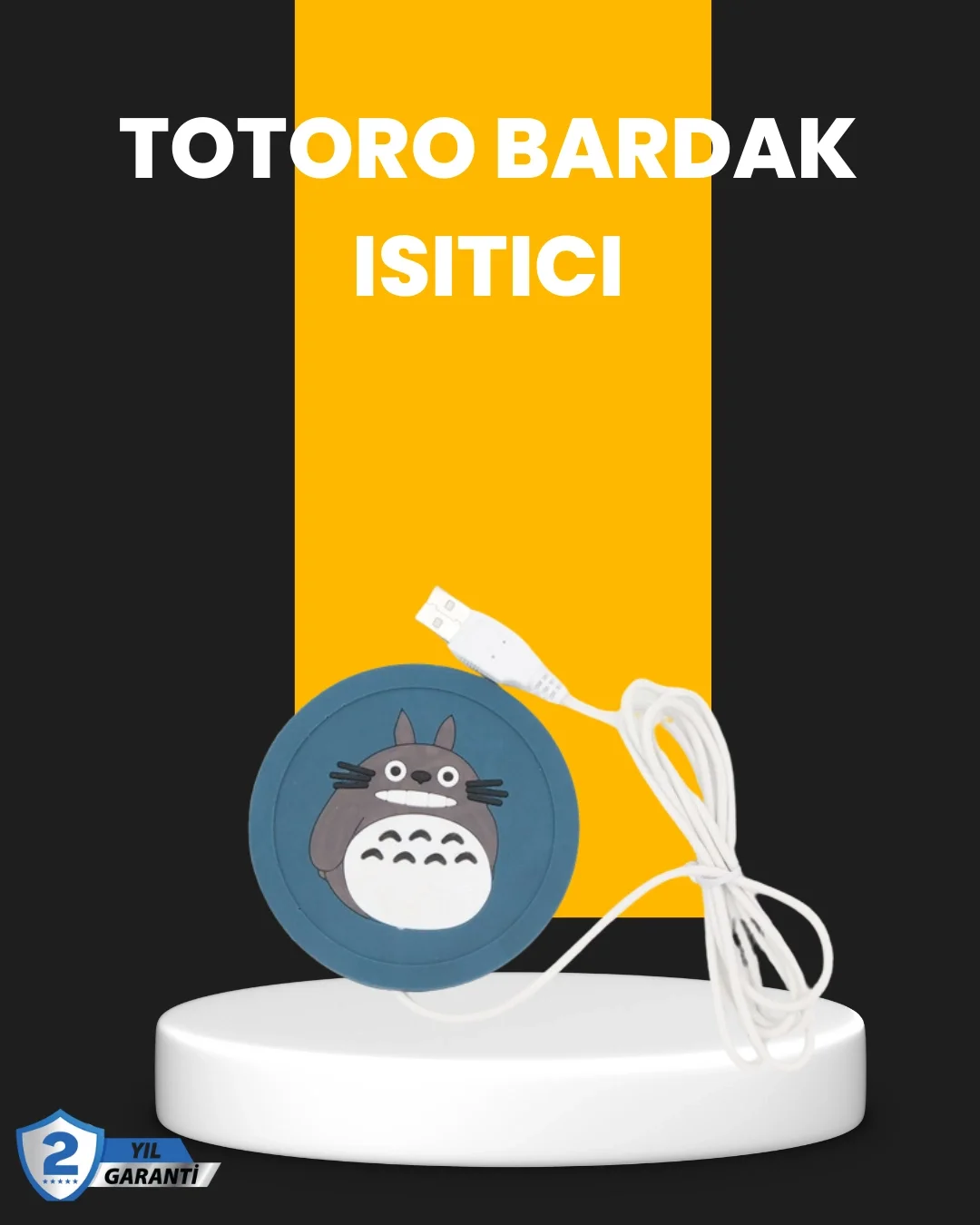 Totoro Desenli USB Bardak Isıtıcı Kahve Çay Sıcak Tutucu Altlık Fiyatı, Yorumları ve Özellikleri