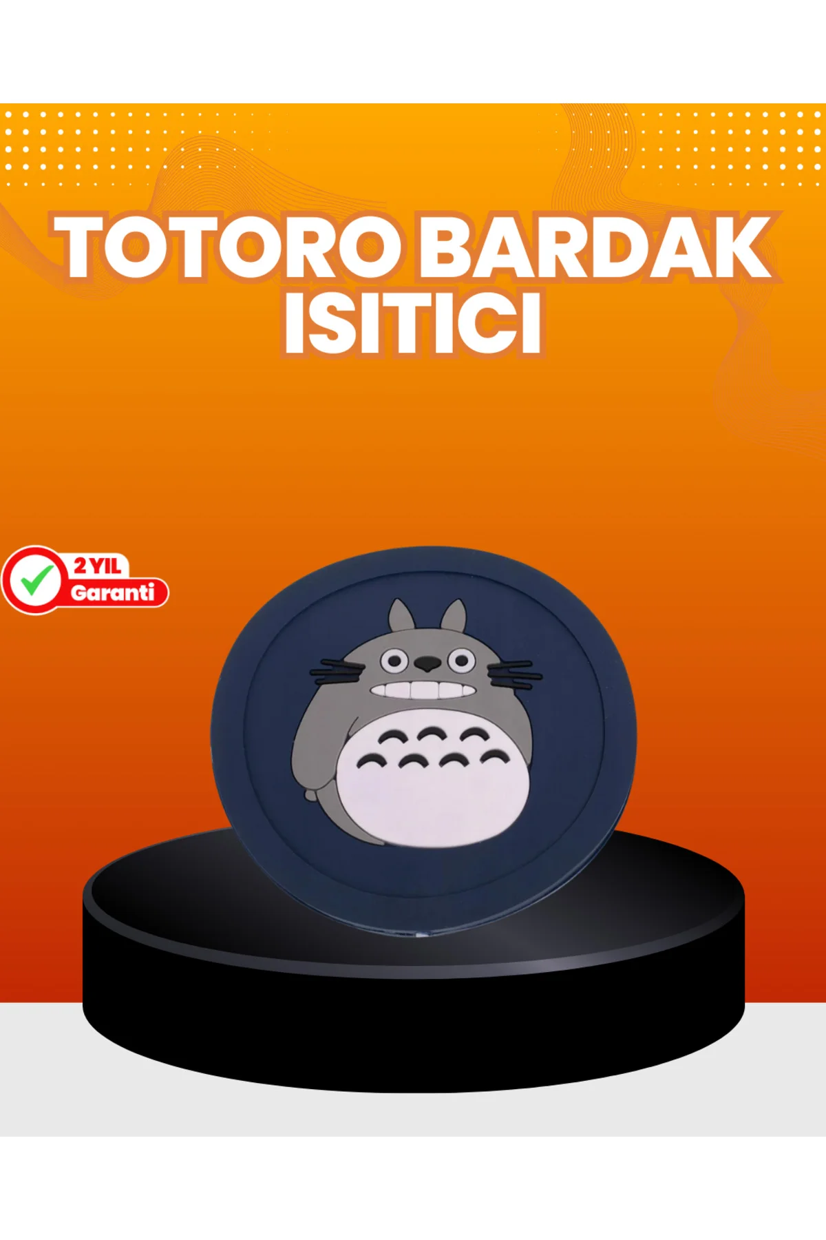 Totoro Figürlü Usb Bardak Isıtıcı Sıcak Tutucu Mat 60 Derece Maksimum Totoro Figürlü Usb Bardak Isıtıcı Sıcak Tutucu Mat 60 Derece Maksimum