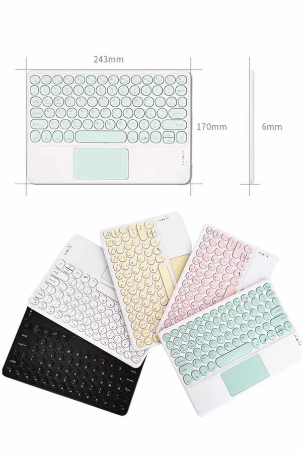 Touchpad Tüm Cihazlara Uyumlu Bluetooth Klavye Touchpad Slim Kablosuz Wifi Q Klavye Fiyatı, Yorumları ve Özellikleri
