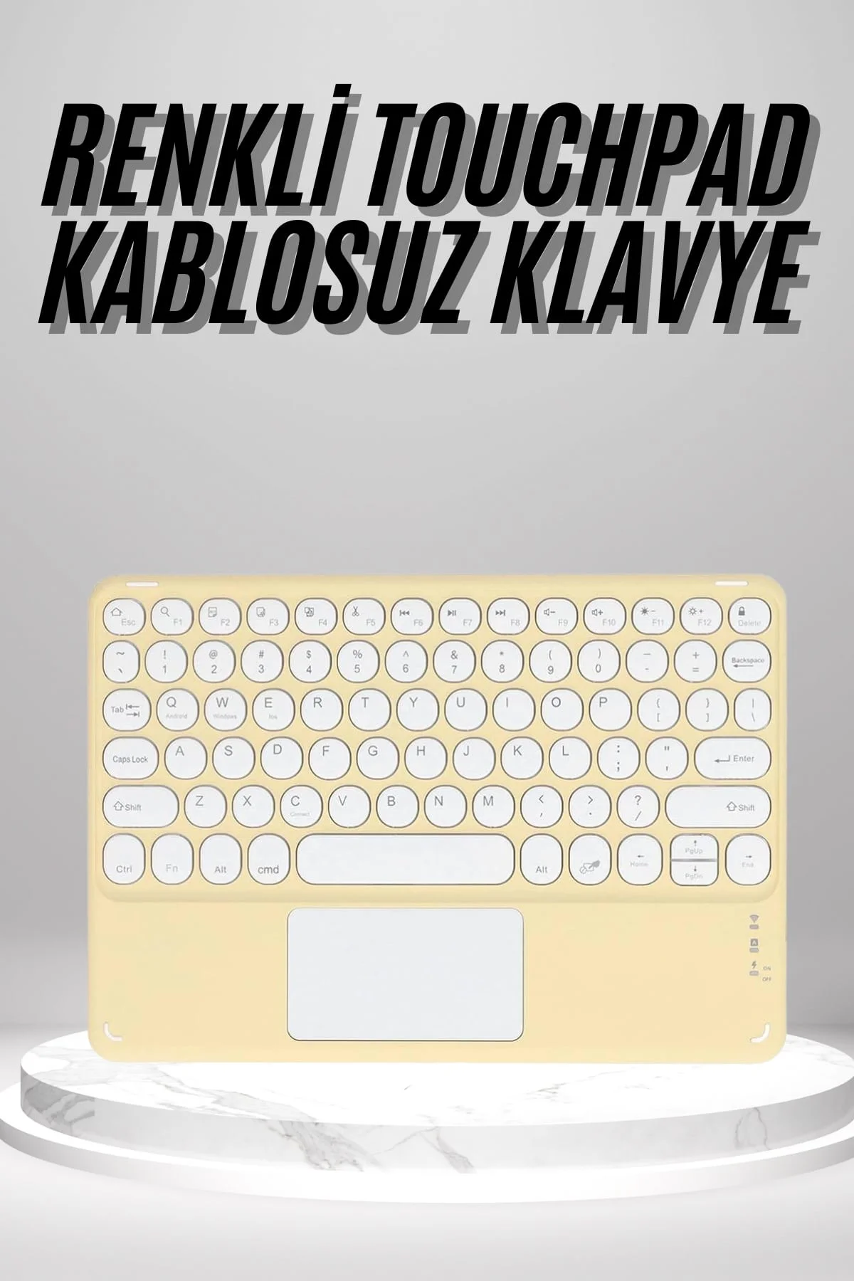 Touchpad Uyumlu Bluetooth Klavye Slim Kablosuz Wifi Q Klavye Fiyatı, Yorumları ve Özellikleri