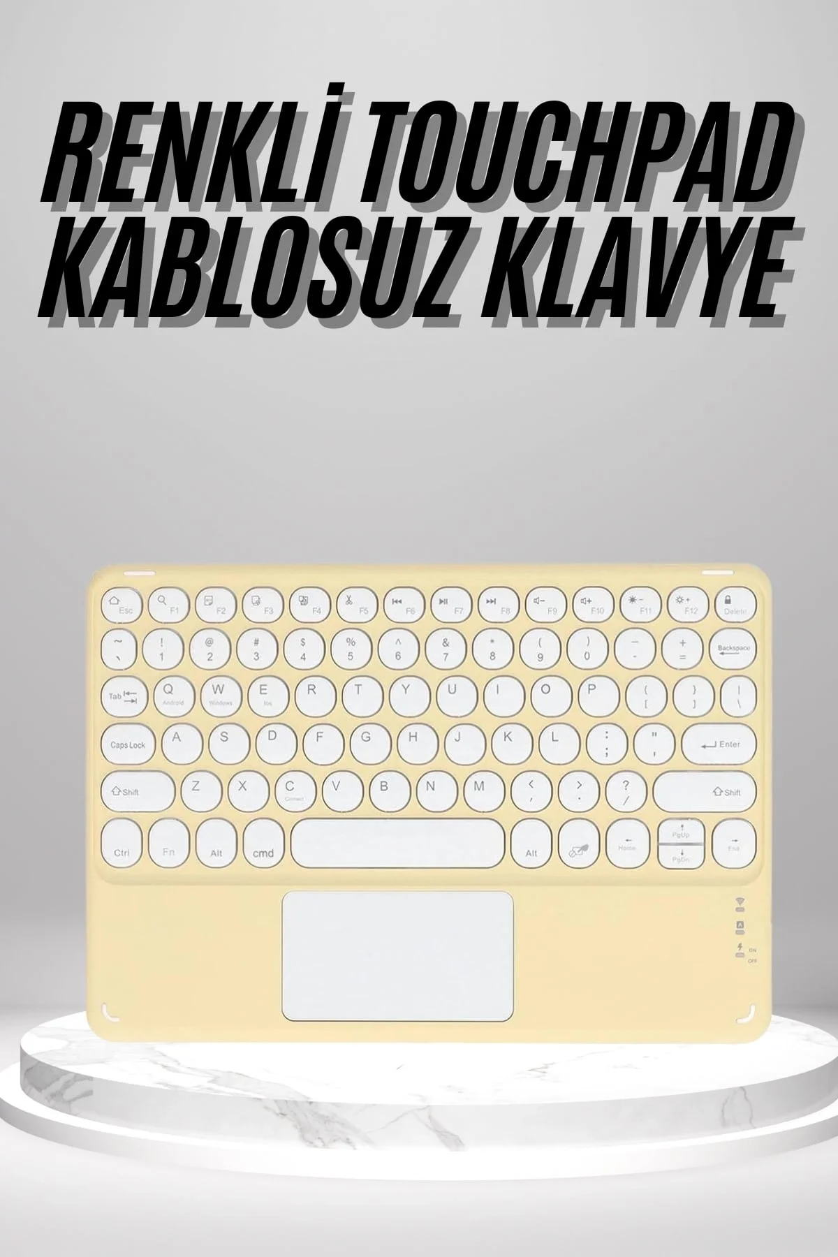 Touchpad Uyumlu Bluetooth Klavye Slim Kablosuz Wifi Q Klavye Fiyatı, Yorumları ve Özellikleri