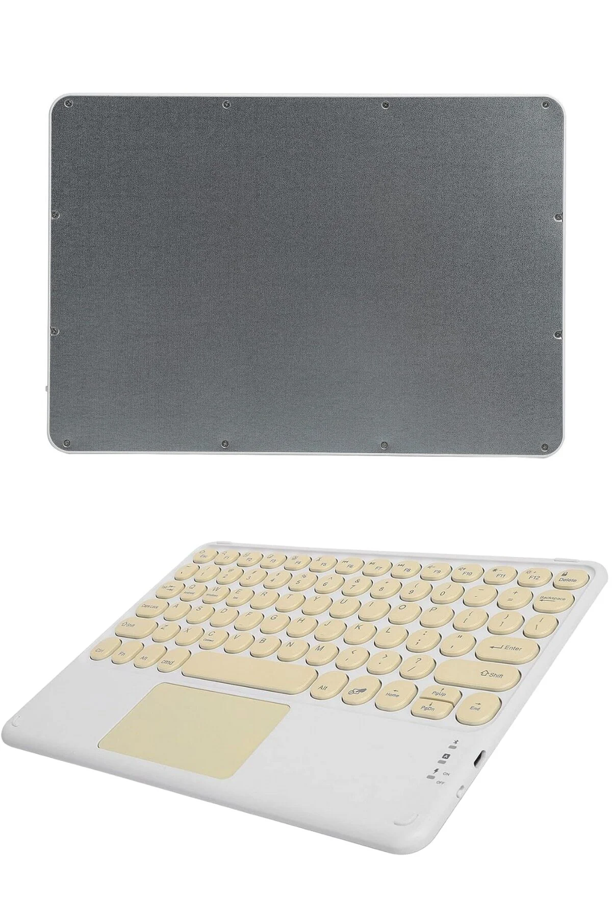 Touchpad Uyumlu Bluetooth Klavye Slim Kablosuz Wifi Q Klavye