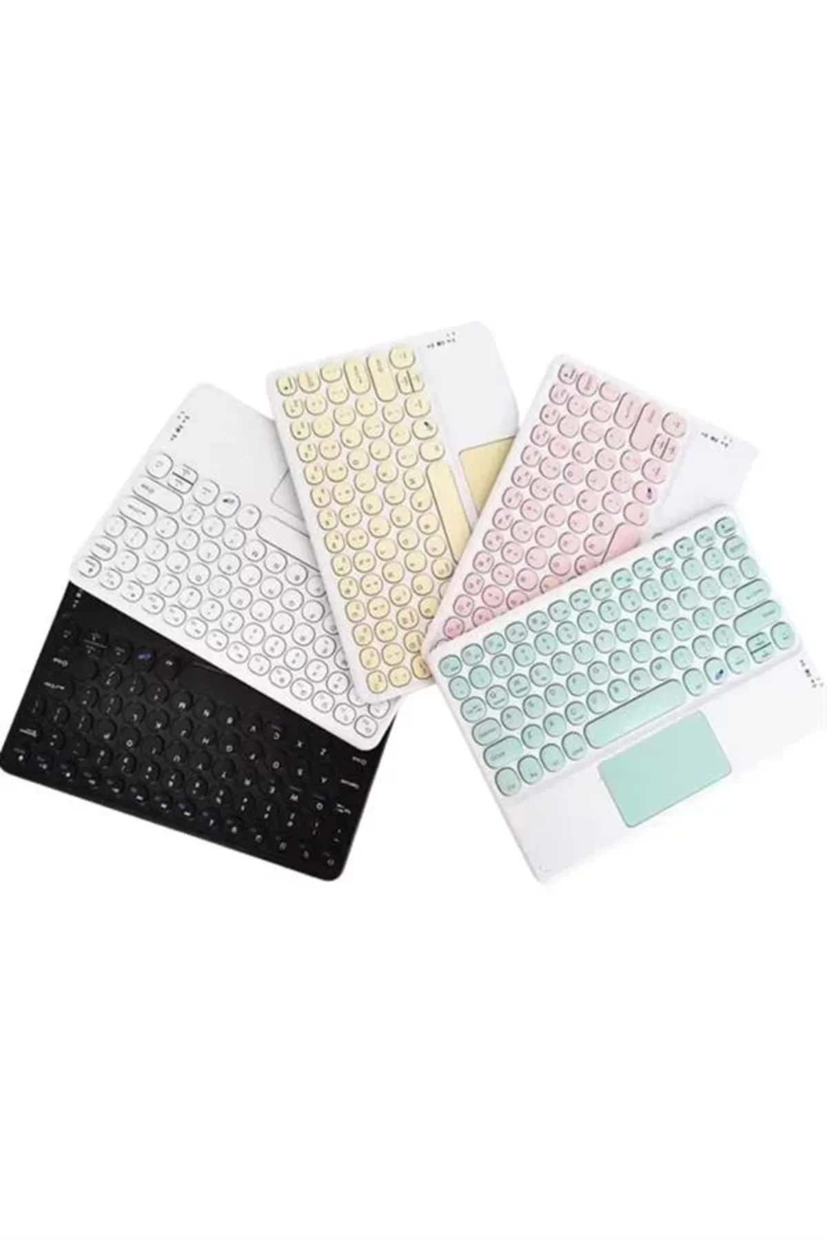 Touchpad Uyumlu Bluetooth Klavye Slim Kablosuz Wifi Q Klavye Touchpad Uyumlu Bluetooth Klavye Slim Kablosuz Wifi Q Klavye