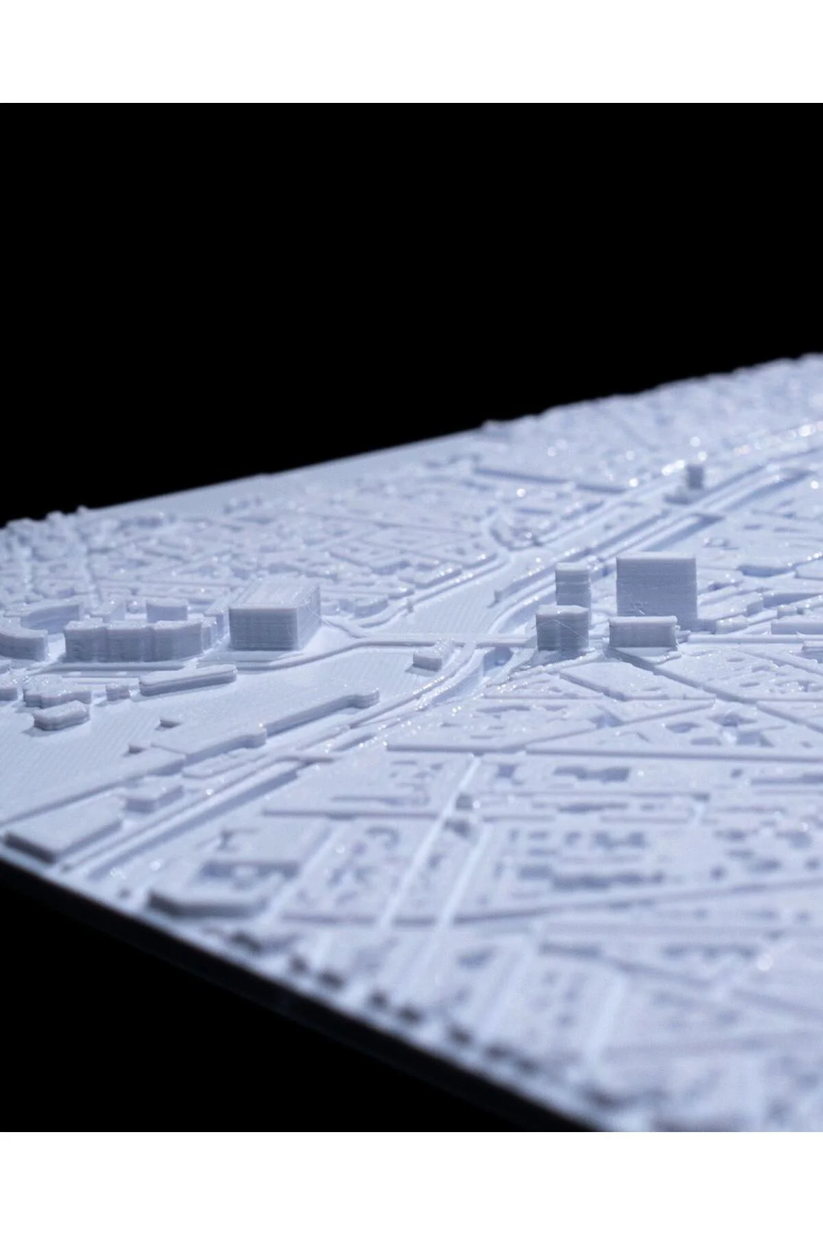 Toulouse Üç Boyutlu Şehir Silüeti Dekoratif Minimalist Duvar Tablosu Fransa Toulouse Tablo 15CM