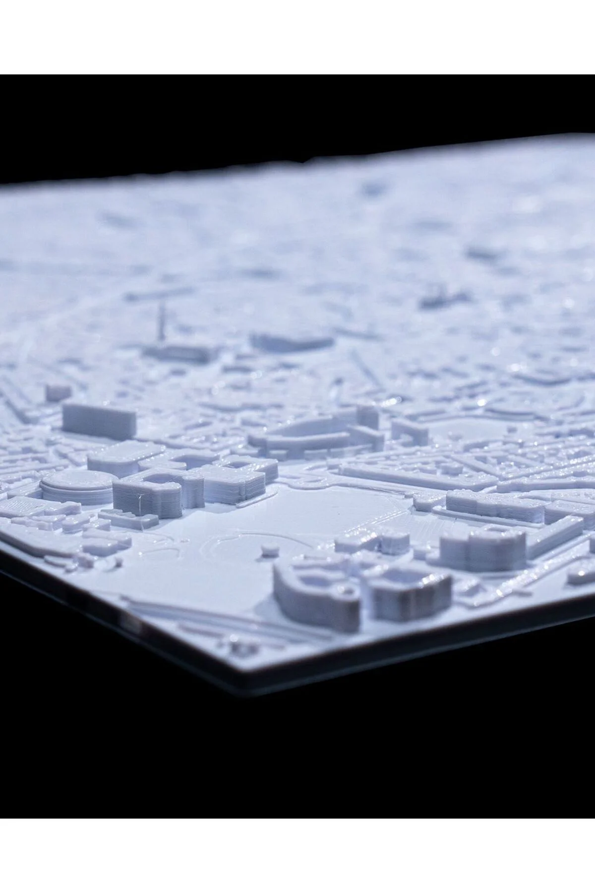 Toulouse Üç Boyutlu Şehir Silüeti Dekoratif Minimalist Duvar Tablosu Fransa Toulouse Tablo 15CM