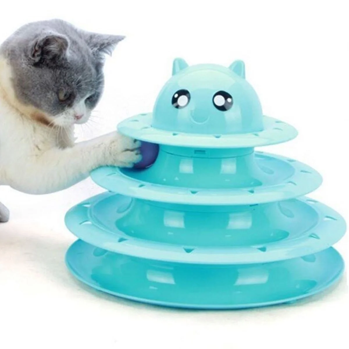 Tower Of Tracks Eğlenceli Üç Katlı Kedi Oyuncağı Seti Kedi Oyunu Bx40 Fiyatı, Yorumları ve Özellikleri