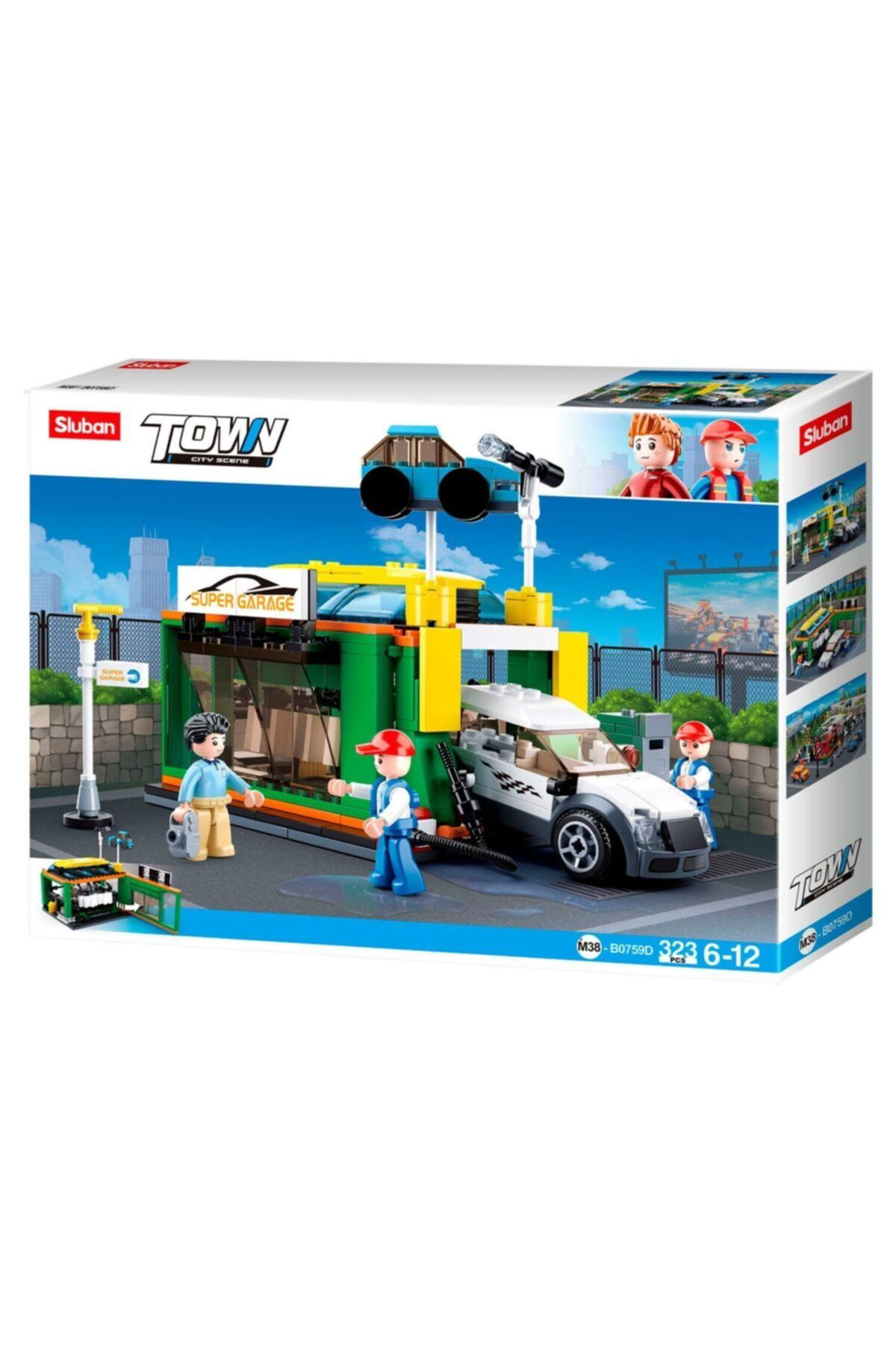 Town Araba Yıkama Dükkanı 323 Parça Lego Set