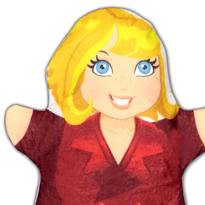 Tox Anne Aile Bireyleri Keçe El Kukla T341 , Eğitici Oyuncak