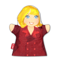 Tox Anne Aile Bireyleri Keçe El Kukla T341 , Eğitici Oyuncak