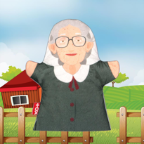 Tox Anneanne Aile Bireyleri Keçe El Kukla T335 , Eğitici Oyuncak