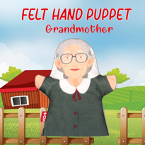 Tox Anneanne Aile Bireyleri Keçe El Kukla T335 , Eğitici Oyuncak