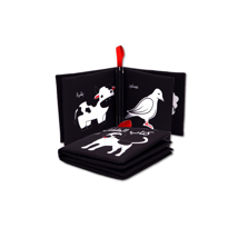 Ada Detox Tox Arapça Siyah-Beyaz Evcil Hayvanlar Kumaş Sessiz Kitap A137 - 