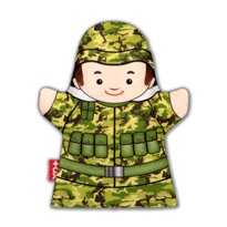 Ada Detox Tox Asker Meslekler Keçe El Kukla T331 , Eğitici Oyuncak