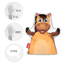 Tox At Evcil Hayvanlar Keçe El Kukla T321 , Eğitici Oyuncak