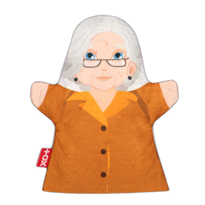 Ada Detox Tox Babaanne Aile Bireyleri Keçe El Kukla T336 , Eğitici Oyuncak