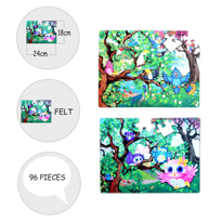 Ada Detox Tox Baykuş 5+ Keçe Yapboz - 5 Yaş Puzzle T017