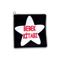 Ada Detox Tox Bebek Siyah-Beyaz Kumaş Sessiz Kitap T060 - Bez Kitap , Eğiti
