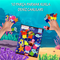 Ada Detox Tox Deniz Canlilari 10 Parça Parmak Kukla Set T221 Ada Detox Tox Deniz Canlilari 10 Parça Parmak Kukla Set T221