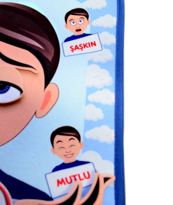 Ada Detox Tox ( Erkek ) Duyguları Öğreniyorum Keçe Cırtlı Aktivite Sayfası 