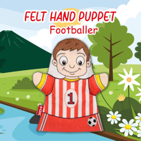 Tox Futbolcu Meslekler Keçe El Kukla T322 , Eğitici Oyuncak